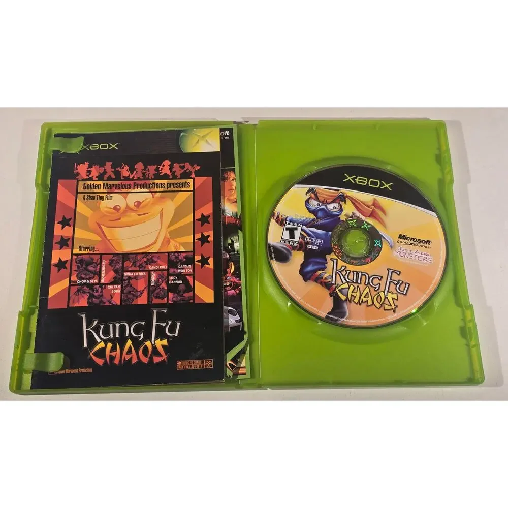 Kung Fu Chaos Original Xbox Game Complete CIB